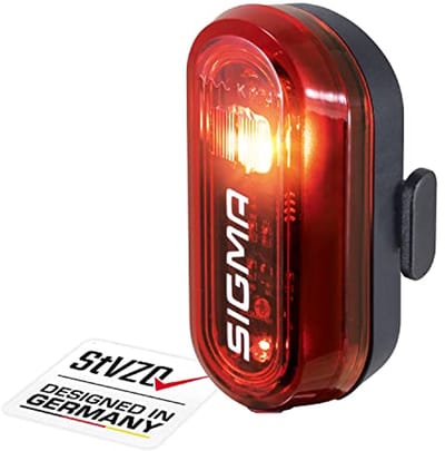 LED Fietslicht StVZO Goedgekeurd - Batterij Aangedreven Achterlicht met Lange Brandduur en Waterbestendig