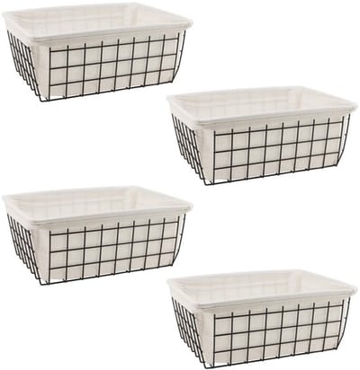 SPHProducts - Draadopbergmand - Stapelbare diepvriesmanden - Zwart