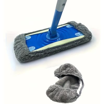 Lingettes de vadrouille en microfibre réutilisables - Lavables et durables, Parfaites pour le nettoyage humide ou sec, Élimination facile de la poussière, Fournitures de nettoyage ménager essentielles