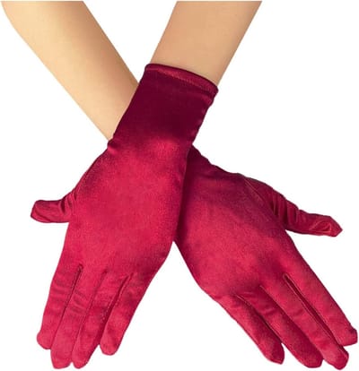 Elegante Satijnen Lange Opera Handschoenen tot de Elleboog voor Bruiloften en 1920s Dansen