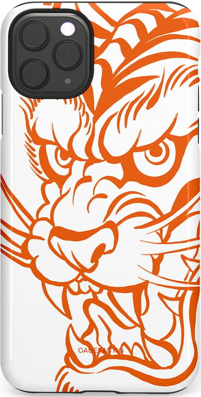 Casetastic Hoesje Geschikt voor Apple iPhone 11 Pro Max - Stijlvolle Beschermende Duo-layer Case - Wilde lijnen