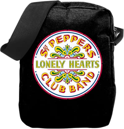 Crossbody Tas met The Beatles SGT Peppers Print - Verstelbare Schoudertas