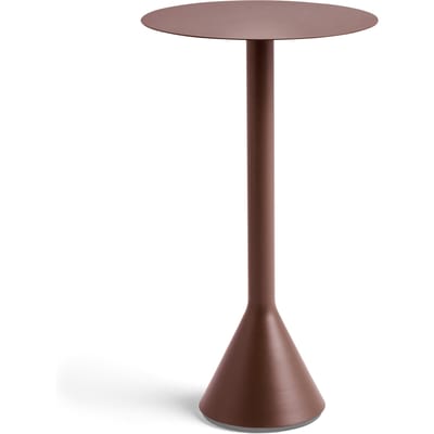 HAY Palissade Cone Tafel rond - Ø60_H105cm - iron red