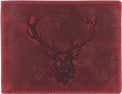 Greenburry Vintage Portemonnee Leer 13 cm - Jongens - Horizontaal - rusty red