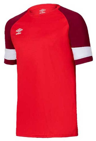 Umbro Lukenga T-shirt Met Korte Mouwen Rood 4-6 Years Kinderen