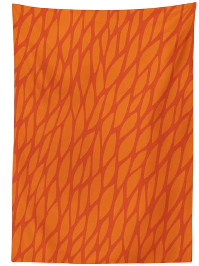 ABAKUHAUS – Tafelkleed 140x240 cm – Verbrand Oranje – Satijnmix