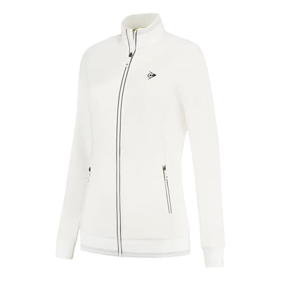 Dunlop Club Knitted Trainingsjack Dames-Wit