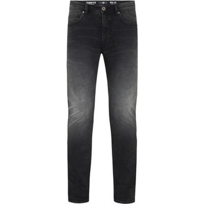 Petrol Industries - Heren Slim Fit Jeans Seaham Everglades - 30% organic cotton Mix - 6-pocket - Narrow waist - Vintage wash - Zwart - Maat W33L36