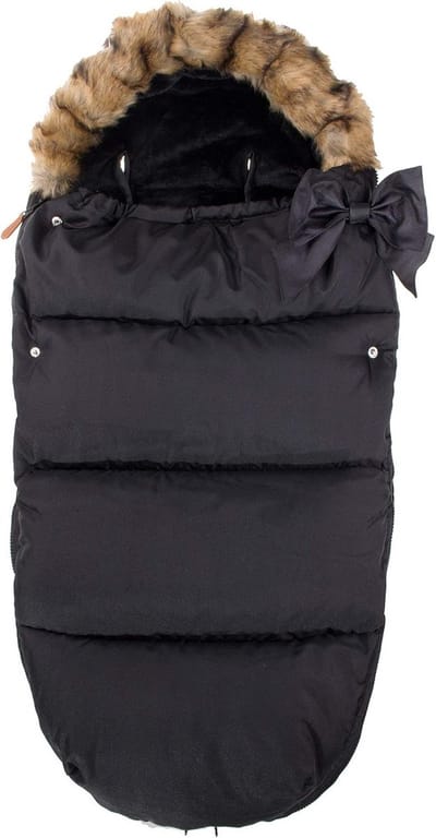 Universele Voetenzak voor Buggy en Autostoel - Warm en Comfortabel - 90 cm Zwart