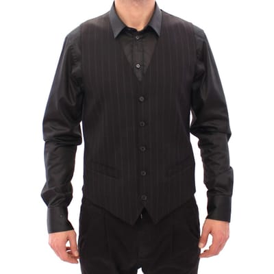 Streepmotief Vest Formele Stijl