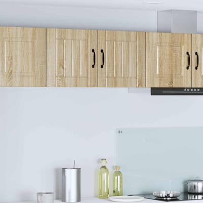 vidaXL - Wandkast - LUCCA - Sonoma - Eiken - 40 - x - 31 - x - 40 - cm - Bewerkt - hout