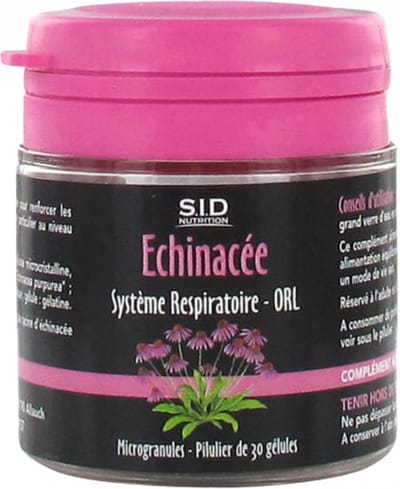 S.I.D Nutrition Ademhalingssysteem - ENT Echinacea 30 Capsules