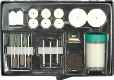 Vorel 25412 - Multiszlifierki Accessoireset - 22 Delen - Voor Precisiewerk - Hout, Metaal, Kunststof