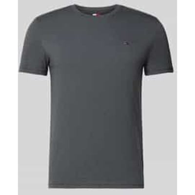 Regular fit T-shirt van katoenmix
