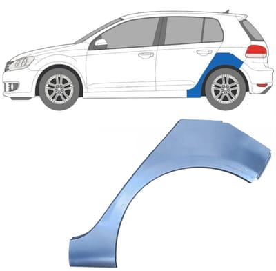 Reparatiepaneel achterspatbord voor Volkswagen Golf 6 2008-2013 / Links