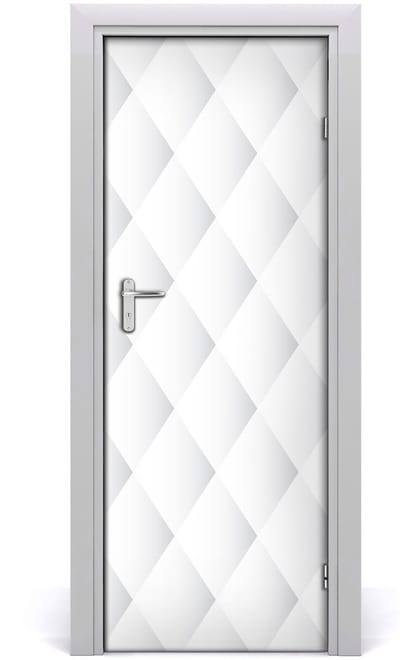 Tulup Deursticker - Ruit Deur plakfolie - 75 cm x 205 cm - Blauw Deursticker - Moderne Deur Sticker - Deursticker voor de Slaapkamer - Deurposter