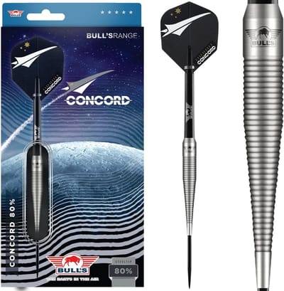 Bull's Concord 80% Tungsten Steeltip Darts (25, grams)