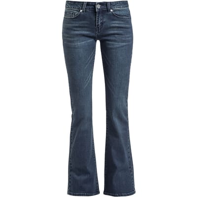 Black Premium by EMP Jeans - Grace - Dark blue jeans with flare - W26L32 tot W40L34 - voor Vrouwen - blauw