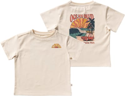 Your Wishes Oversized Tee Ocean BLVD White Swan jongens T-shirt 128