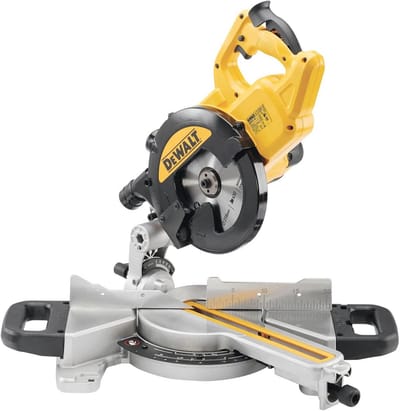 Elektrische verstekzaag 4500 RPM - 1300 W, 550 mm, 12 kg, Ideaal voor Precisiewerk en Grote Werkstukken