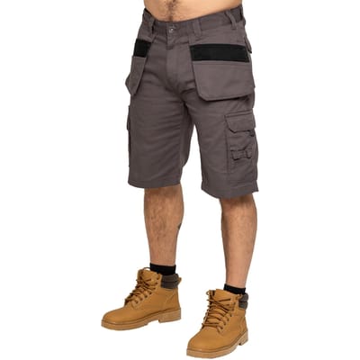 Kruze By Enzo | Heren Utility Cargo Werkshorts