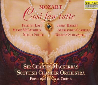 Mozart: Cosi fan tutte / Mackerras, Lott, Hadley, et al