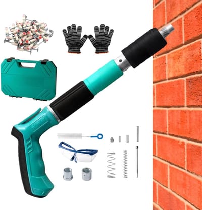 Handmatig Spijkerpistool - Mini Gereedschap - Muur Bevestigen - Verstelbare Snelheid - 120 Spijkers - Zwart