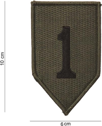 Embleem stof black one