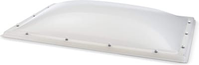 Domelite lichtkoepel enkelwandig - opaal 1000 x 1500 mm