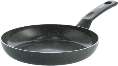 Kochstar Stein Koekenpan 20cm - PFAS-vrije antikleeflaag - Koekenpan inductie - Keramische koekenpan - Ovenbestendig tot 130°C - Koudgrepen - Graniet/Zwart