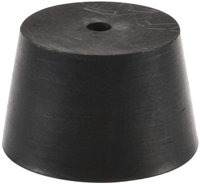 Rubberen Dop - Afsluitdop Beschermdop - Afwerken Beschermen - Conische Vorm - 33-41 mm - Zwart