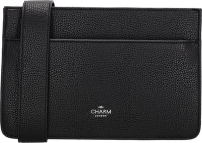Charm London Princeton Schoudertas - Crossbody - Praktisch - Vakken - Verstelbare/Afneembare Schouderband - Zwart