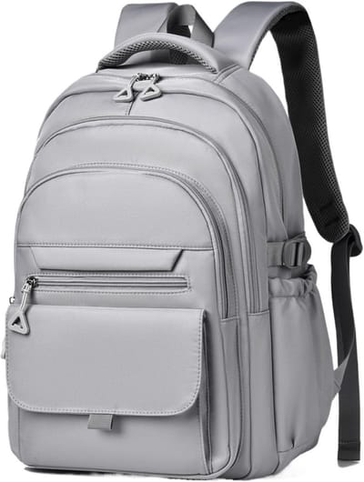 Rugzak - Waterdichte rugzak voor meisjes - Rugzak voor meisjes - Rugzak voor tieners - Rugzak voor middelbare scholieren - Lichtgewicht schooltas - Schooltas - Unisex rugzak met grote capaciteit - 1 stuk - grijs