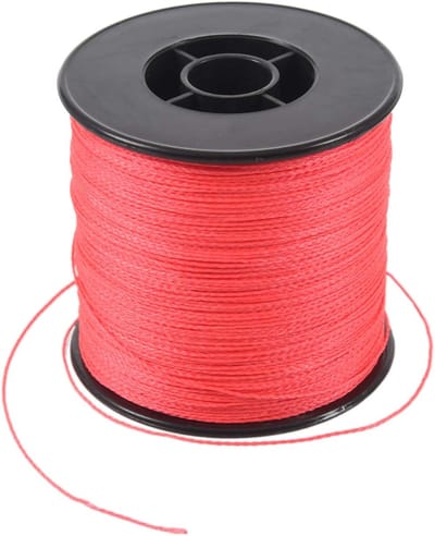 Gevlochten Vislijn - Sterke Lijn - Zeevissen - Hoge Trekkracht - 500M 100LB - Rood