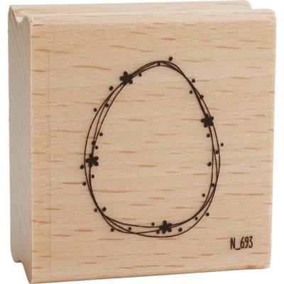 Houten stempel "Paasei"