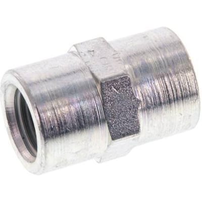 G 1/4'' Verzinkt Stalen Sok 350 Bar - Hydrauliek [2 Stuks]