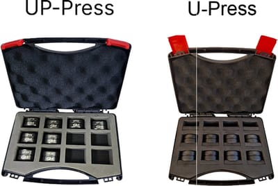 Germat GMT 16-32 Klembekken set incl. bijbehorende koffer U 16-20-25-32 + UP 16-20-25-32
