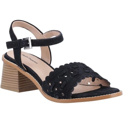 Hush Puppies Lacie Suede Damessandalen Zwart