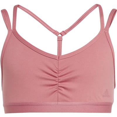 adidas Sportswear AEROREADY Yoga Sportbeha - Kinderen - Roze- 140