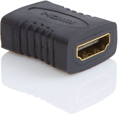 HDMI Koppelstuk – HDMI Vrouwelijk Naar HDMI Vrouwelijk – Goud Vergulde HDMI Coupler / Verlengadapter – HDMI Jack Voor TV, Monitor En Multimedia Apparatuur [05737]