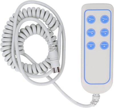 Verpleegbed Controller met 6 Knoppen voor Elektrische Ligstoel - Handbediening voor Ziekenhuisbed - Afstandsbediening voor Ziekenhuisliftstoelen