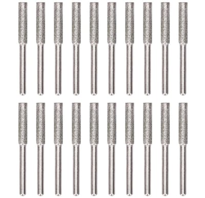 20 Stuks Diamant Kettingzaag Slijpers, Kettingzaag Slijper voor Efficiënt Slijpen en Schuren van Zaagkettingen (4.8mm)