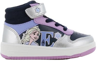 Frozen - Schoenen voor meisjes - Elsa sneakers voor kinderen met klittenband - Sportieve hoge kindersneaker - Maat 25 - Blauw