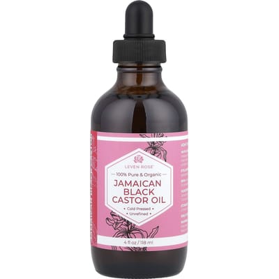 100% Pure & Biologische Jamaicaanse Zwarte Castorolie, 118 ml(4 fl oz) black
