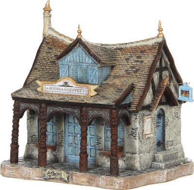 Luville Efteling Miniatuur Huis van Gepetto - L19 x B14,5 x H19 cm