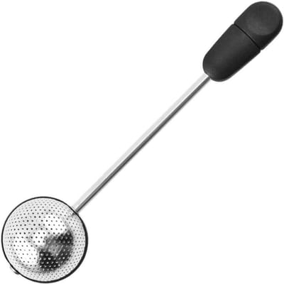 1 stuks theezeefjes roestvrijstalen theezeefjes voor losse thee fijnmazig herbruikbaar theeblad-infuser theefilter van voedingskwaliteit zwart