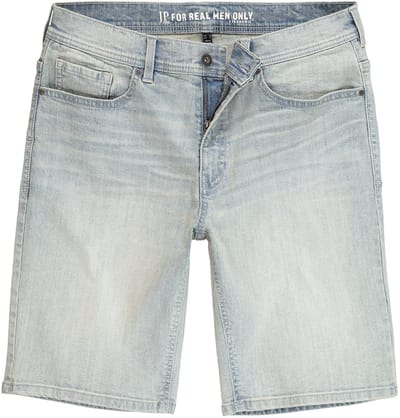 JP 1880 - Heren - Jeansbermuda FLEXNAMIC® denim vintage 5-pocket - Denim blauw - Maat 70