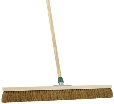 Betra Magazijnbezem - extra breed 100 cm - Binnenbezem - FSC hout - zachte kokos haren - steel 150 cm