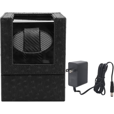 Automatische Horlogewinder Doos Display Opbergdoos voor Polshorloge Mechanisch Horloge zwart