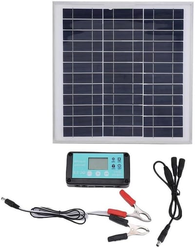 Zonnepaneel Kit - Dubbel Paneel - Off-Grid Stroom - Hoge Efficiëntie - 200W - Zwart
